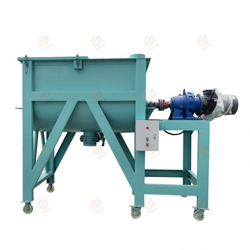 100/200/300/500/1000kg 1/2/3 ton feed mixer ribbon blade only feed mixer feed production machines