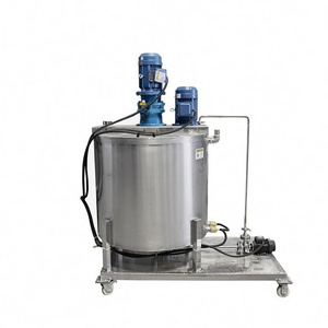 ibc barrel mixer liquid agitator steel beverage perfume chemical heating emulsion mixing tank