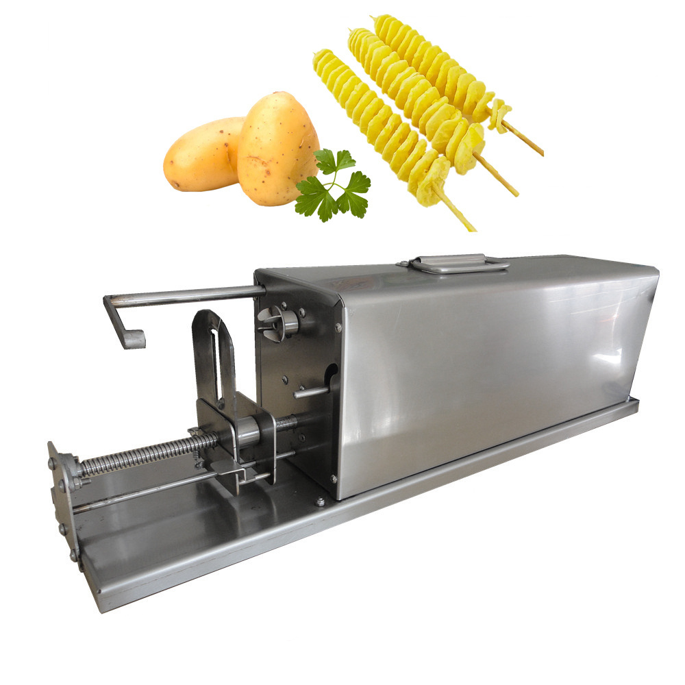 potato twist tornado fries / potato twister slicer / potato machine spiral