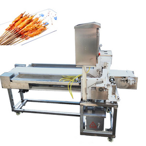 automatic skewer machine kse-st28 / meat skewer making machine for sale / souvlaki skewer machine