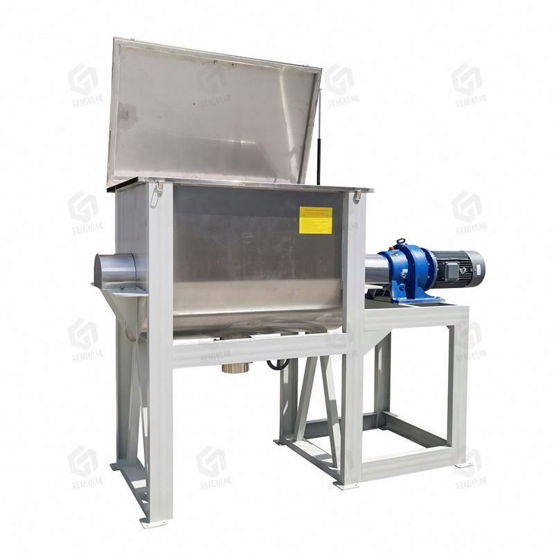 100/200/300/500/1000 L ribbon mixer 500kg horizontal organic fertilizer mixer mixer machine for mushroom substrate