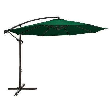 Outdoor furniture 9ft yard patio umbrella 180g polyester fabric cantilever garden umbrella 8 ribs parasol sun hanging umbrella