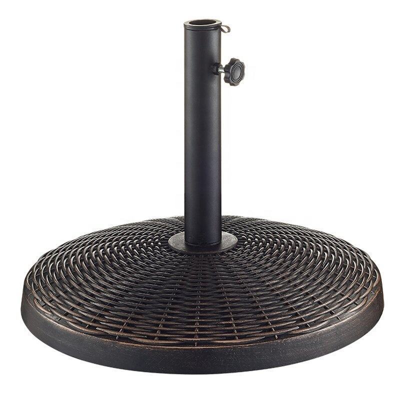 Heavy Duty Round Outdoor Garden Fillable Umbrella Stand Holder Patio Umbrella Parasol Base