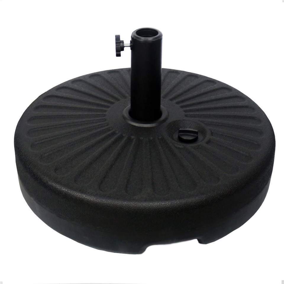 Outdoor Beach Umbrella Base Square Water Filled Small Weight Plastic Beach Umbrella Base Stand