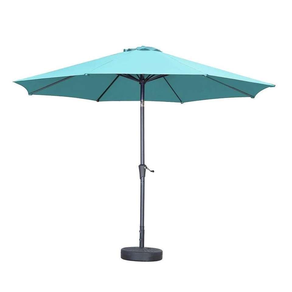 Outdoor 9 ft Solar panel charger Umbrella 32 LED Lighted Patio Umbrella Table Market Umbrella parasol de jardin with Tilt