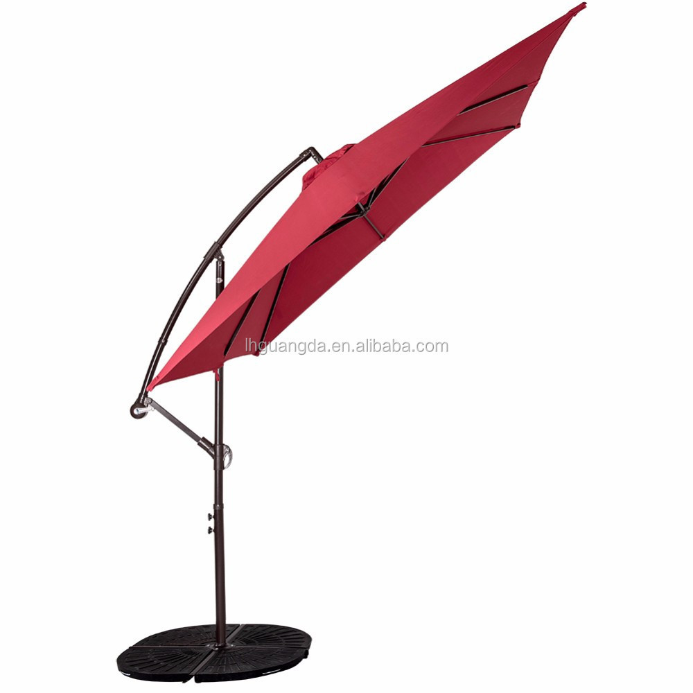 2022 beach sun parasol umbrella garden patio leisure beach parasol cover hanging banana cantilever umbrella