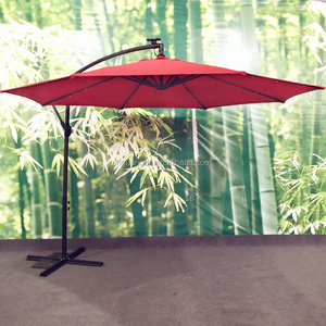 2022 beach sun parasol umbrella garden patio leisure beach parasol cover hanging banana cantilever umbrella