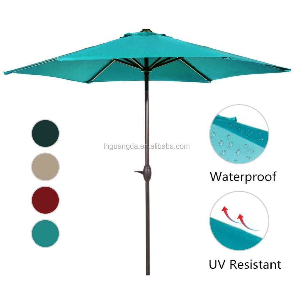 9 Feet Patio Umbrella with Tilt and Crank