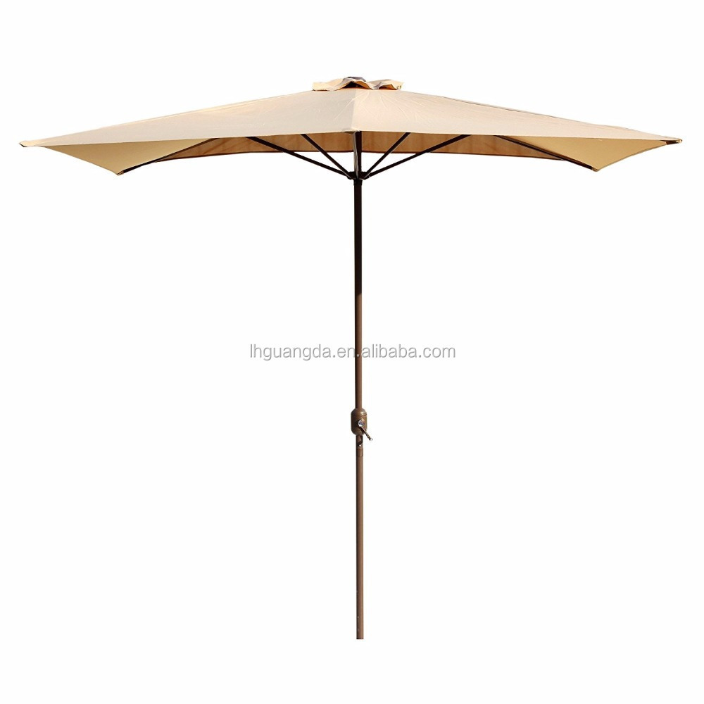 side Small patio furniture half round shape balcony umbrella  outdoor parasol