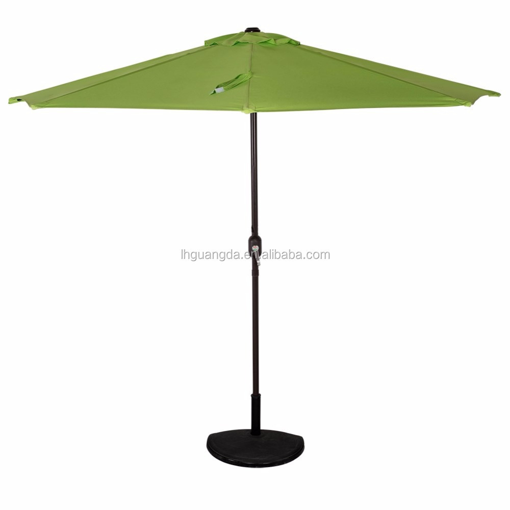 Outdoor balcony half patio umbrella