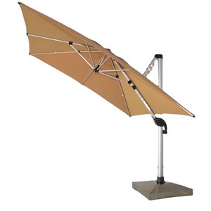 Professional design luxurious patio parasol customized outdoor cantilever parasol Roma umbrella