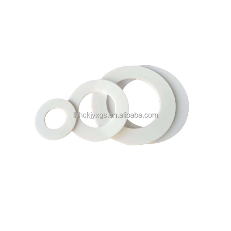 Factory Supply Plastic PTFE Shim Washer White PTFE Gaskets seal