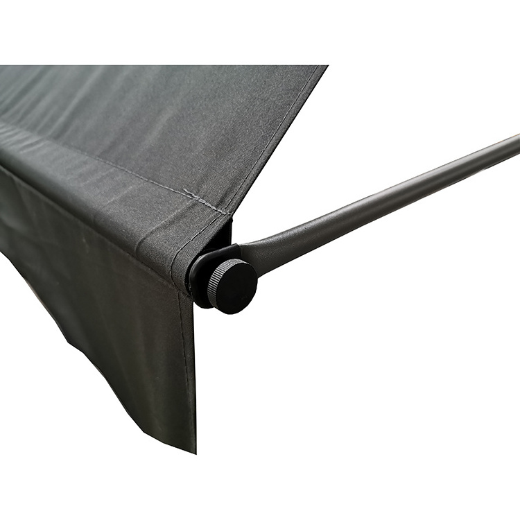 Clamp Awning easy to install and easy to remove with different fabric color