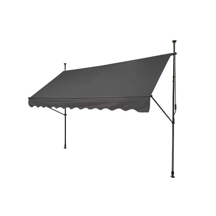 Clamp Awning easy to install and easy to remove with different fabric color