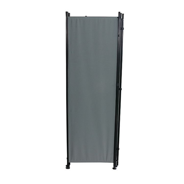 BSCI certificate free standing room divider office 180g/m2 polyester fabric 4 panel room divider