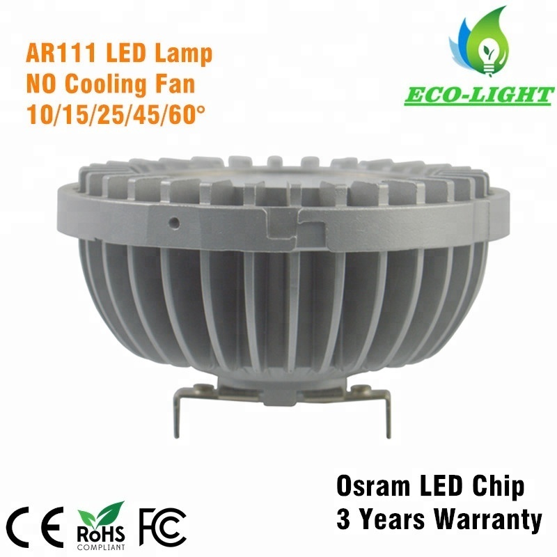 Replacements for AR111 Halogen Retrofit MASTER LED Spots 25W LED AR111 G53 downlight bulb