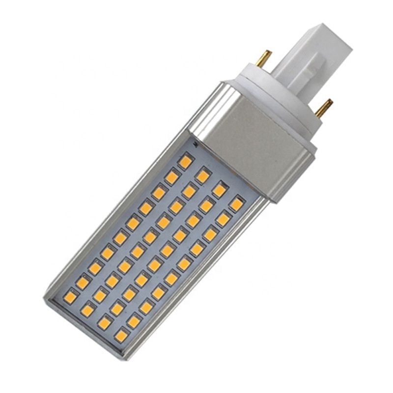 Replacing CFL Bulb Lamp Horizontal Recessed electronic ballast compatible G24q 8W PL led Bulb