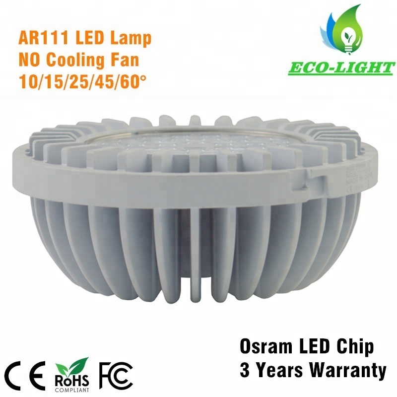 10/15/25/45/60Deg multi beam to replace AR111 Halogen Luxvista 35W AR111 LED Spot downlight bulb