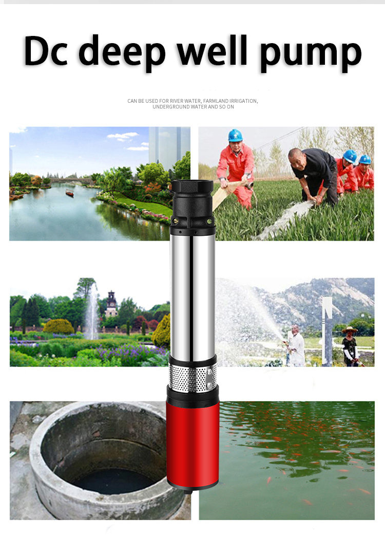 1.5HP/1.1KW Solar agriculture water pump solar water pump for agriculture system