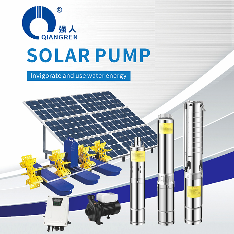 1hp solar submersible pump price borehole solar water pump system 48V