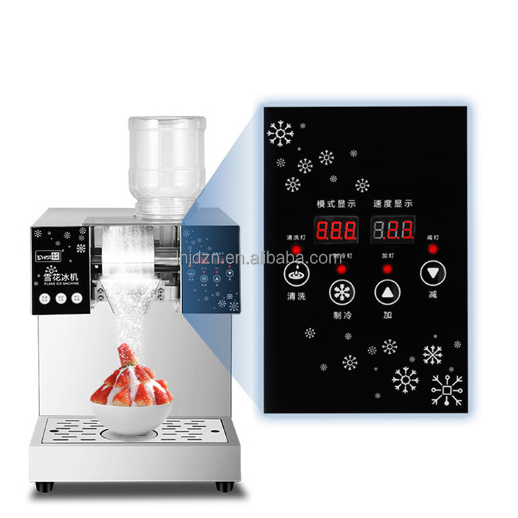 Commercial Snack Dessert Milk Snow Shaved Ice Flake Snowflake Shaver Maker Korean Bingsu Machine