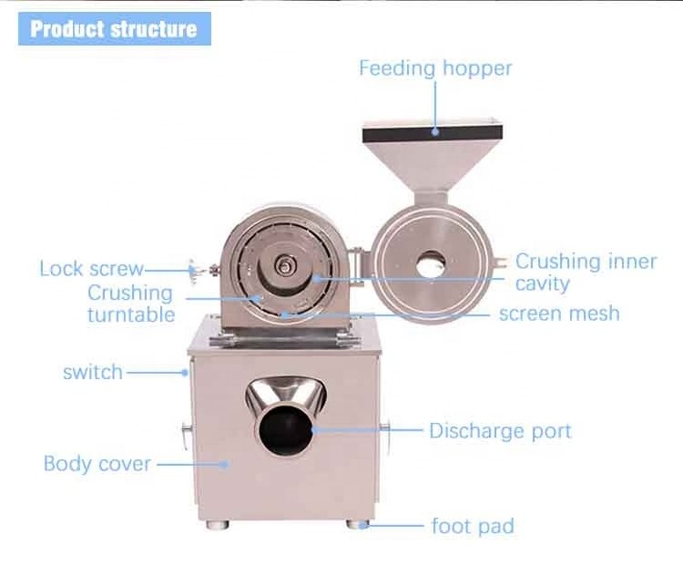 Fully Automatic Mini Cassava Automatic Aata Chakki Grain Grinding Grinder