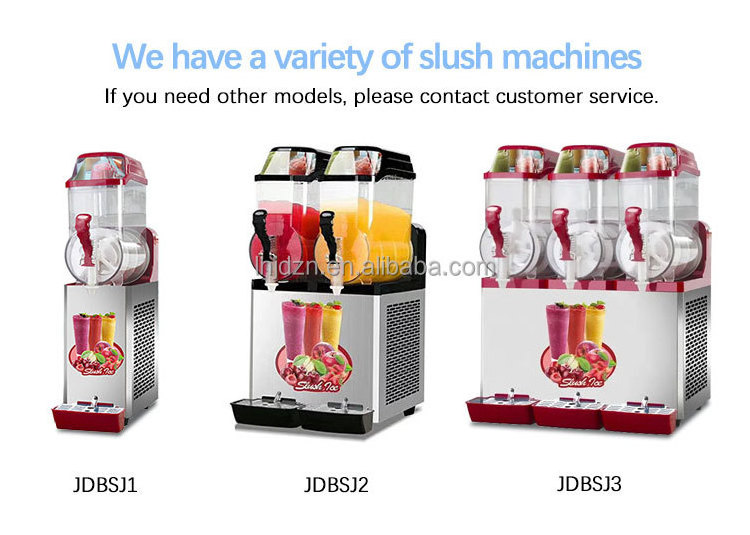 Healthy material ice slush machines PC transparent material ice slush machine