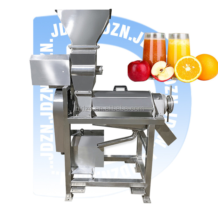 0.5t/h Electric Screw Fruit Vegetables Press Juicer Extractor Machine Industrial Apple Orange Juice Pressing Making Equipment