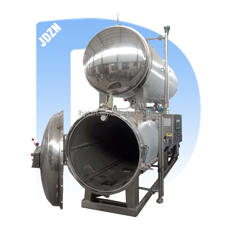 Horizontal Autoclave Sterilizer Autoclave Sterilization Machine For Food Products Canned Fish Retort