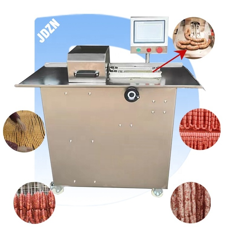 Automatic Knot Meat Product Single Line Electric Sausage Tying Linker Make Machine