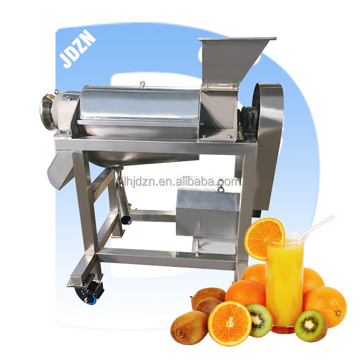 304 Stainless Steel Coconut Milk Screw Industrial Fruit Apple Watermelon Pineapple Juice Crusher Juicer Extractor Machine