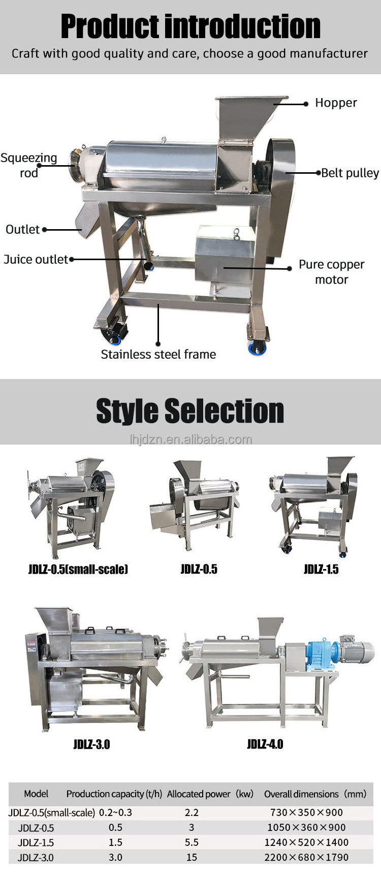 Apple Crusher Industrial Press Juicer Pineapple Juice Extractor Machine fruit vegetable juice squeezing machine