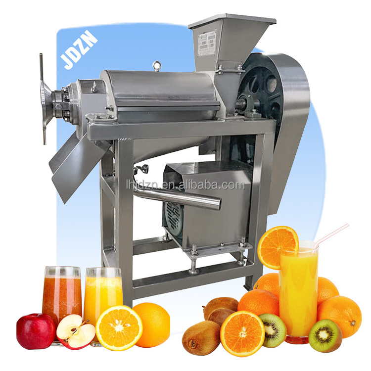 Stainless Steel Industrial Fruit Apple Watermelon Mango Pineapple Juice Screw Crusher Juicer Extractor Machine