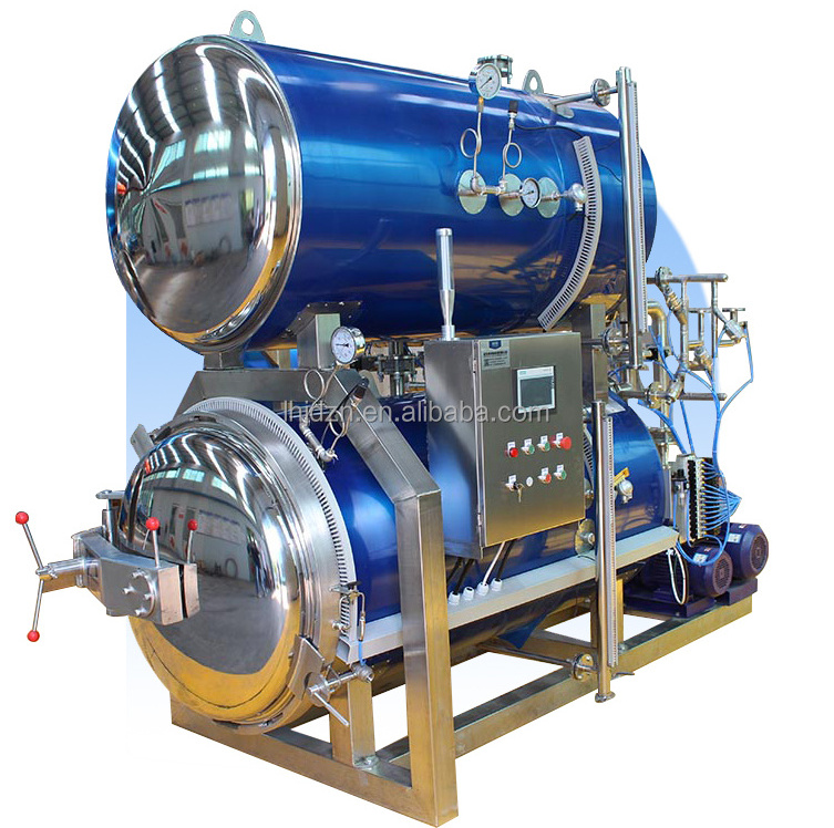 Horizontal Autoclave Sterilizer Autoclave Sterilization Machine For Food Products Canned Fish Retort