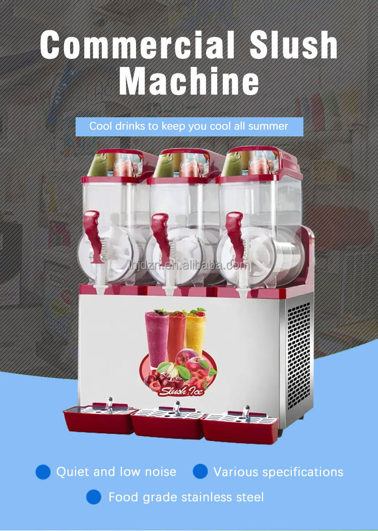 Double Bowls Commercial use Slush Machine Slush Puppy frappe machine 110V 60HZ