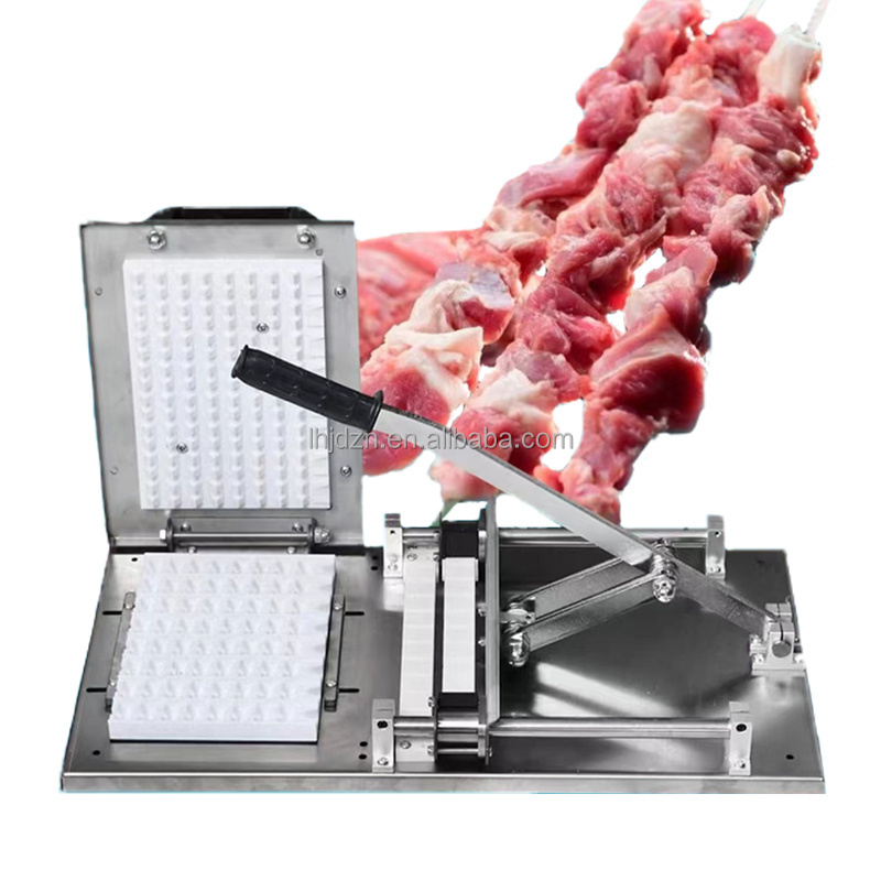 high quality shish kabob souvlaki Chicken Bbq automatic manual satay meat kebab skewer grill machine