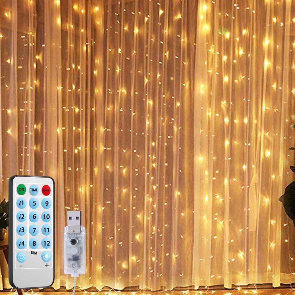 Favorite 5M 10M Waterproof Remote Control Fairy Lights Battery Operated 8 Mode Timer  LED Copper Wire Light