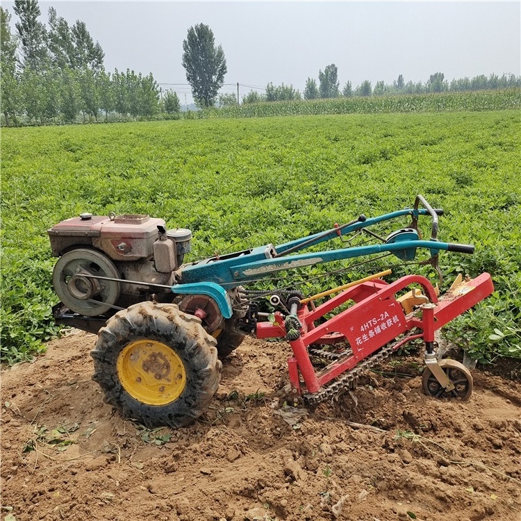 Garlic Harvester Small Potato Peanut Digger Harvesting Machine Peanut Picker Picking Machine One Row Harvester