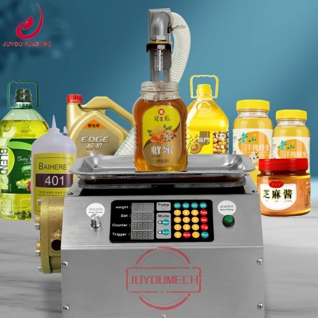 Honey Sesame Paste Edible Oil Filling Machine Glue Viscous Liquid Automatic Sub-packaging Filling Machine