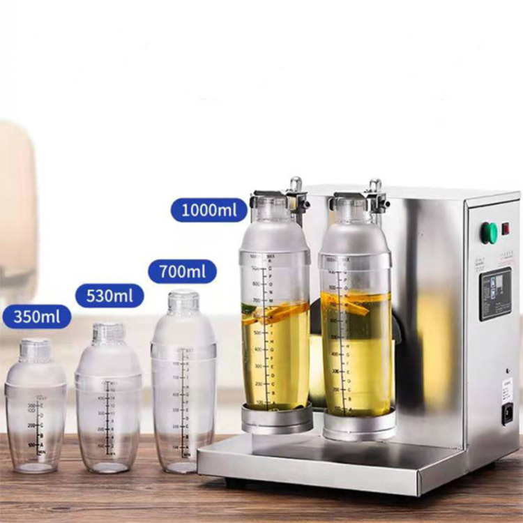 Commercial beverage shaking machine milk tea shaking machine stainless steel double head shaker cup machine