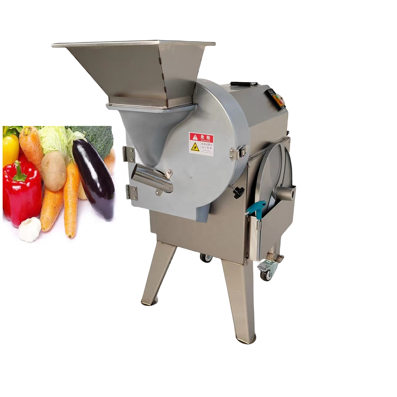 JU Automatic commercial Industrial Vegetable Cutter Slicer Machine vegetable chopper slicer dicer for restaurant