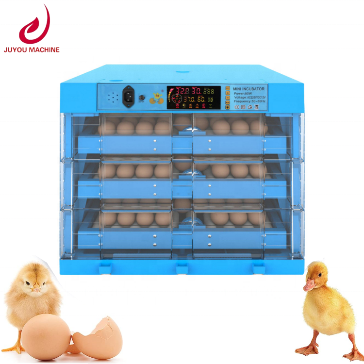 Digital display screen auto Duck Goose chicken egg incubator 128 192 256 eggs for bird poultry