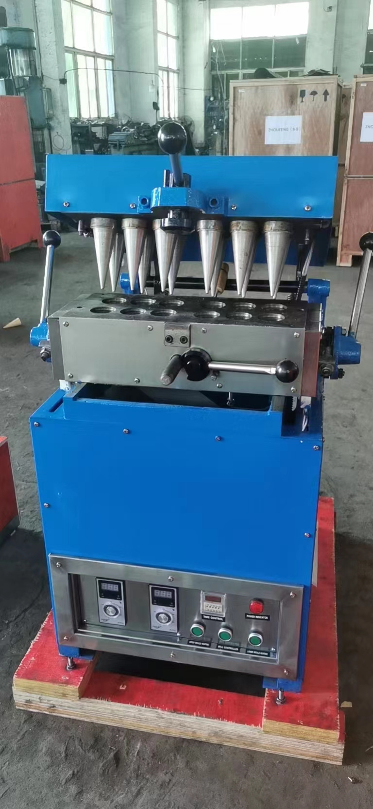 Customized  24 Heads Automatic  ice cream cone ice cream cone wafer making machine