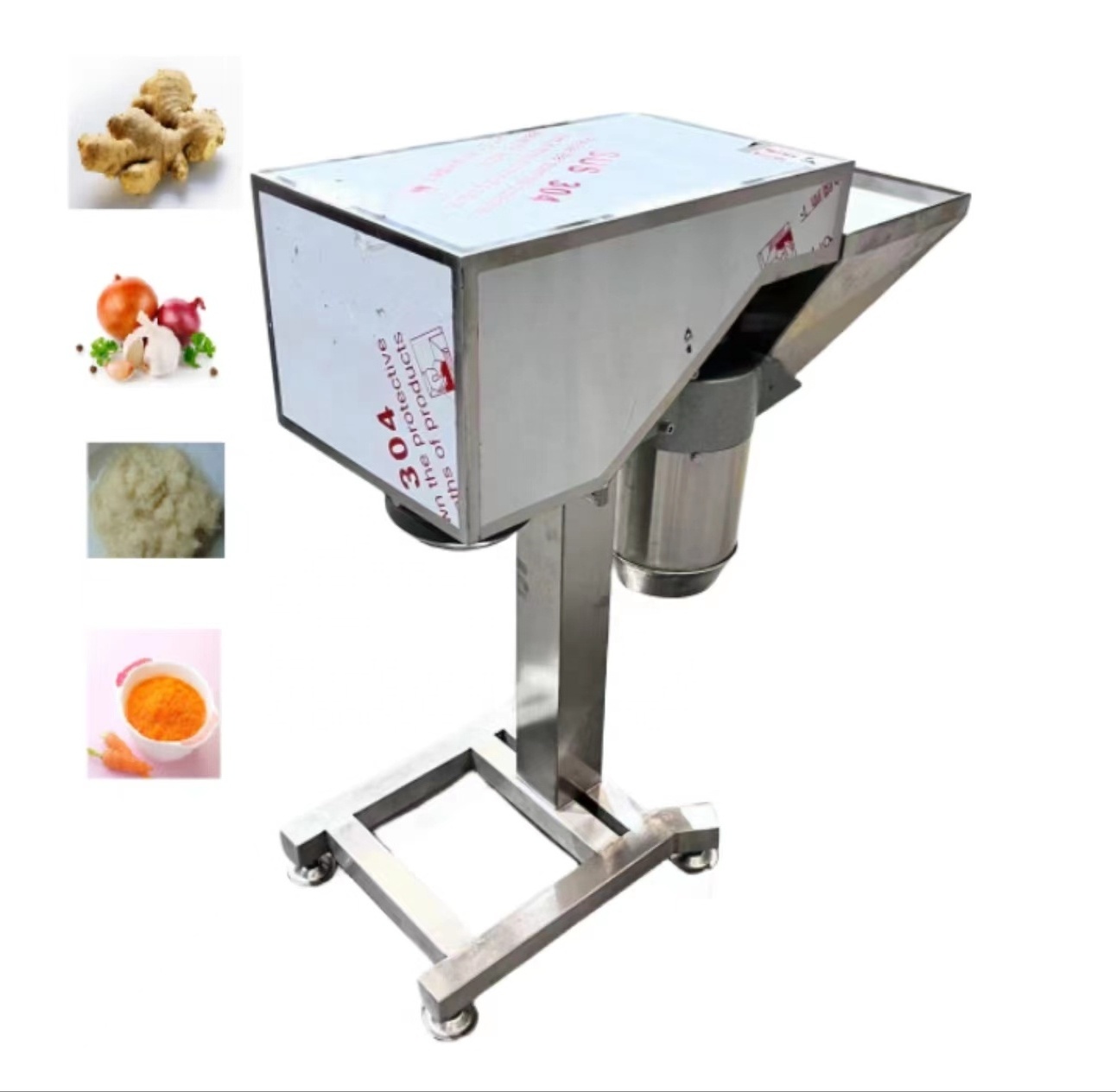 Vegetable Fruit Grinding Machine Colloid Mill Onion Potato Mushroom Sauce Pepper Tomato Food Grinder Kitchen Garlic Chopper