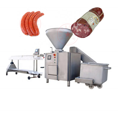 Pneumatic Filler And Twister Stuffing Machine Electric Meat Grinder Hydraulic Vacuum Sausage Filler Stuffer