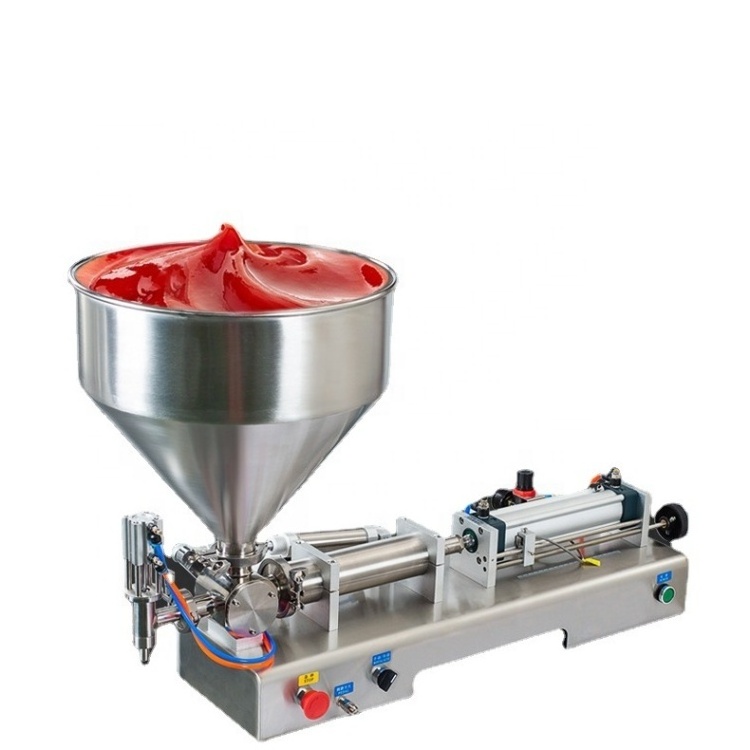 automatic 500 ml 4 heads desktop jam condensed milk skin care cream drinking water and liquid paste filling machine