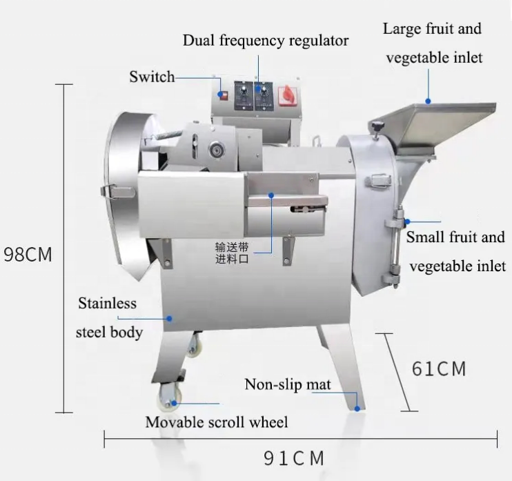 multifunctional vegetable Fruit cutting machine cutter vegetable slicing slicer machine vegetable dicing machine dicer Shredder