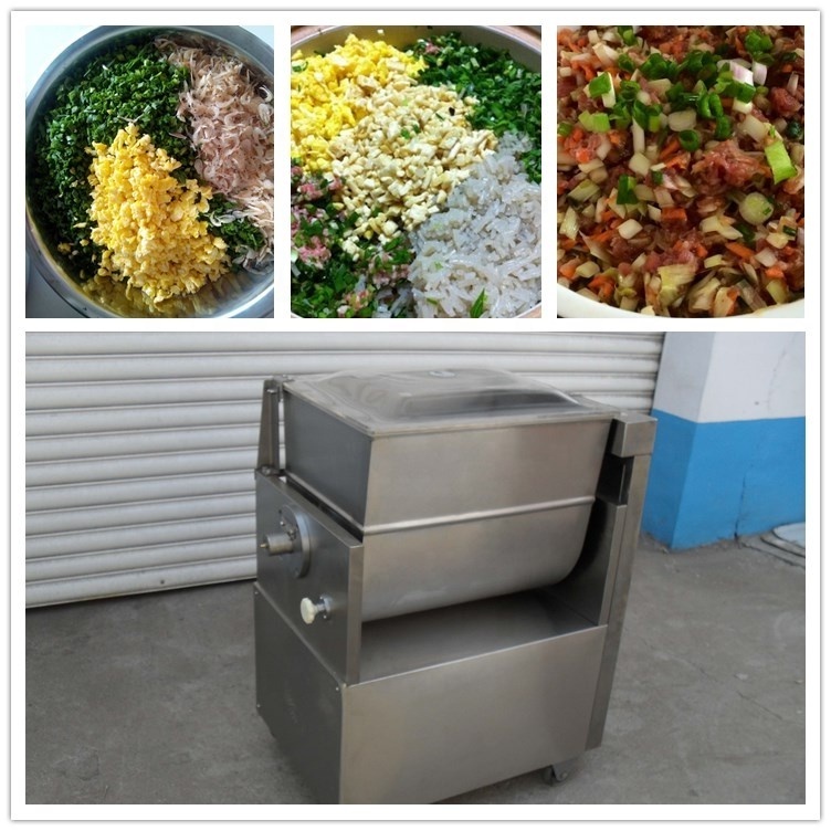 Multi-function Industrial Double Twist Stuffing Mixer Machine / Stainless Steel Meat Mixer / Pig Meat Mixing Machine