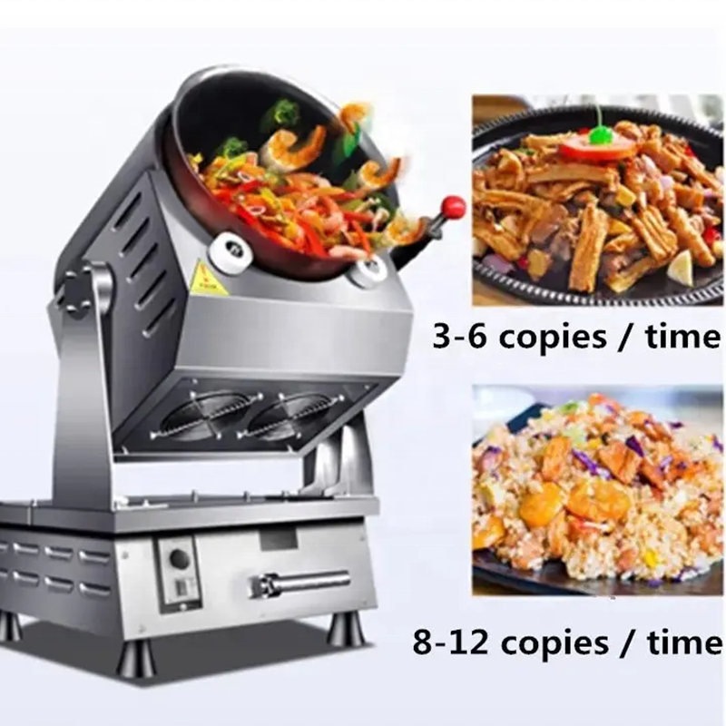 kitchen robot cooking machine automatic wok cooking machine electric meat cooking machine