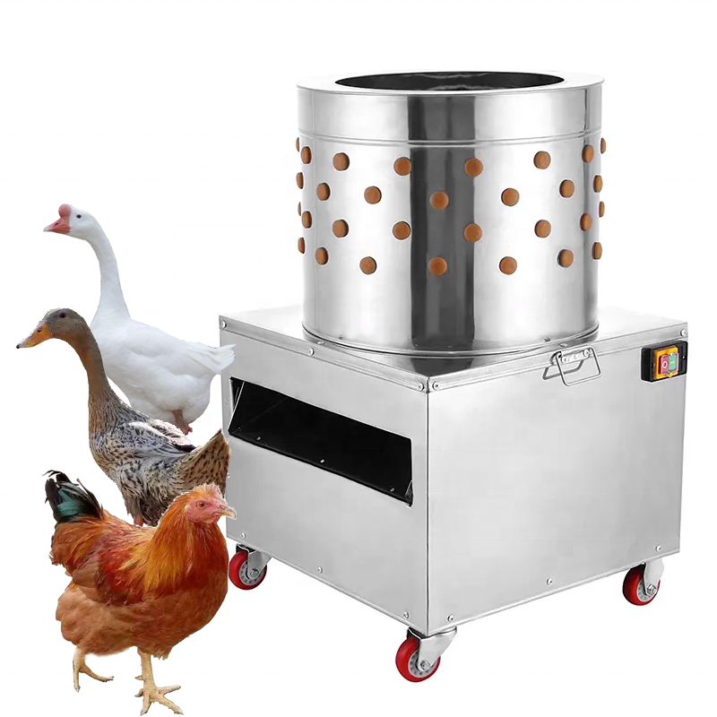 Chicken Plucker Machine Stainless Steel Geese Duck Defeather Farm Poultry Chicken Feather Cleaning Machine